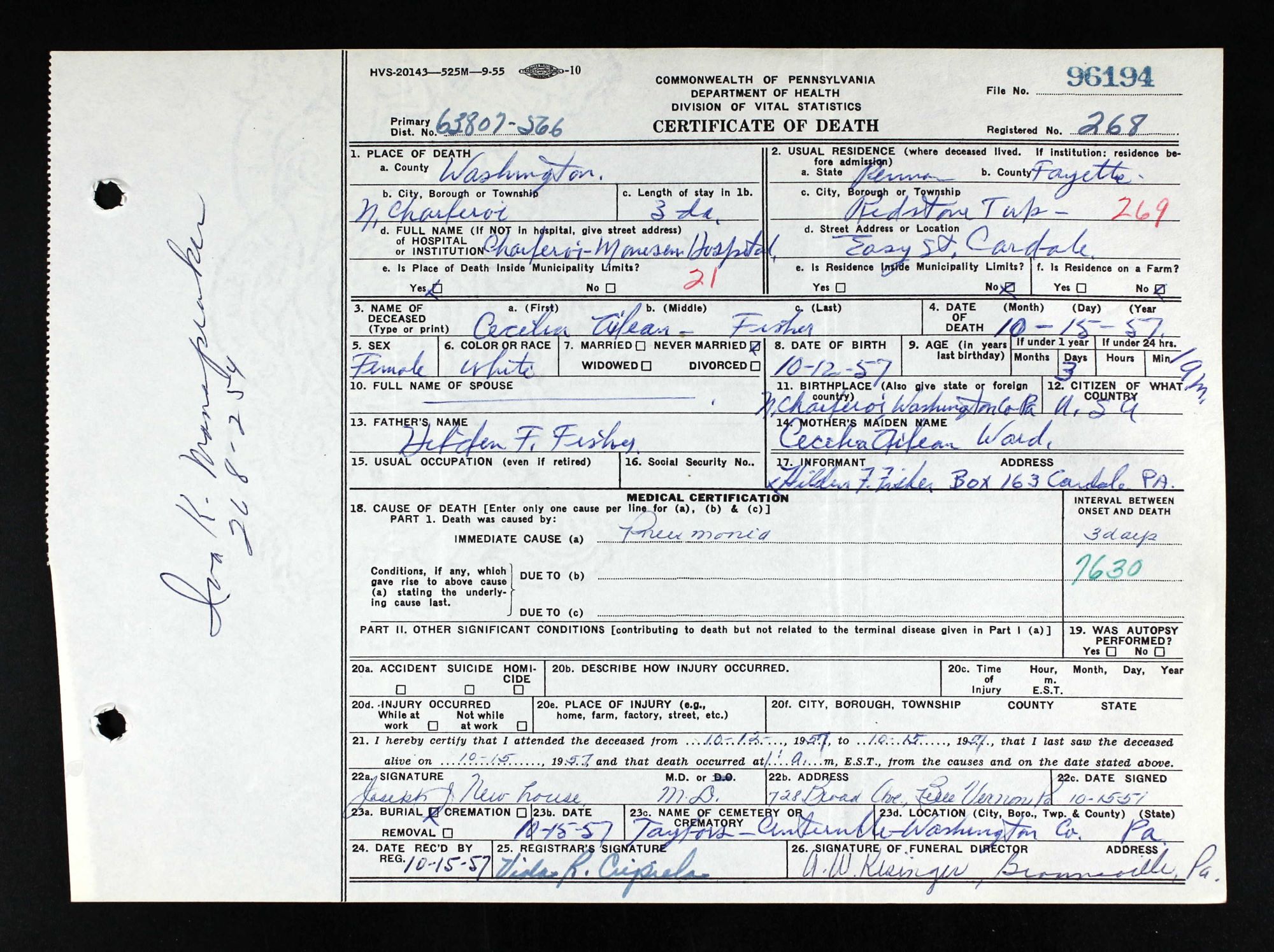 death cert